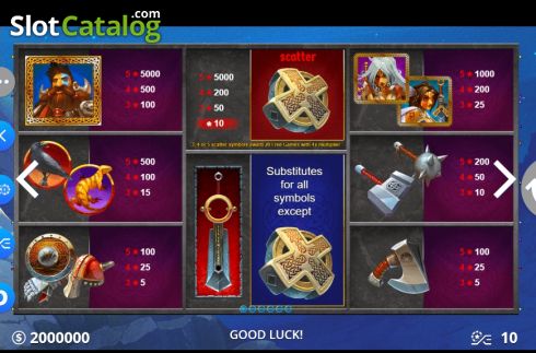 Скрин5. Valhalla Warriors слот
