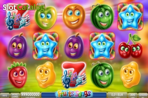 Скрин2. Fruits Songs слот