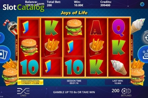Скрин3. Joys of Life слот