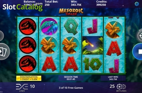Скрин5. Mesozoic Tales слот