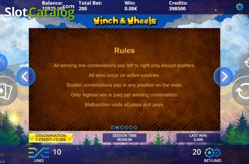 Скрин6. Winch & Wheels слот