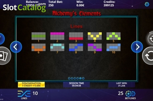 Скрин9. Alchemy's Elements слот