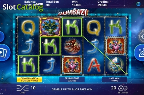 Скрин3. Zumbazi слот