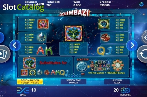 Скрин5. Zumbazi слот