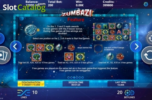 Скрин7. Zumbazi слот