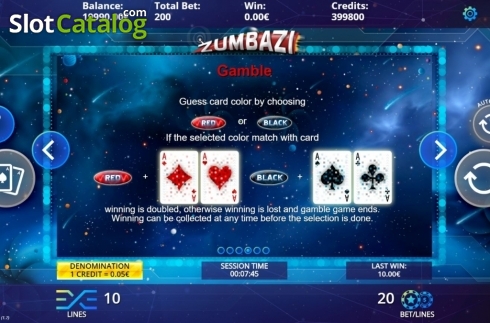 Скрин8. Zumbazi слот