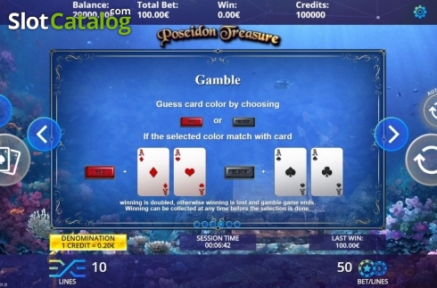 Скрин8. Poseidon Treasure слот