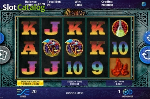 Скрин2. Secrets of Alchemy (DLV) слот