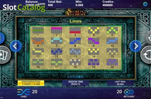 Скрин9. Secrets of Alchemy (DLV) слот