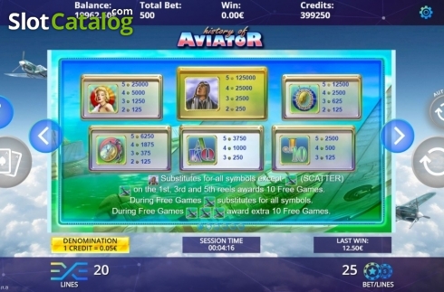 Скрин5. History of Aviator слот