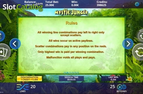 Скрин6. Mystic Jungle (DLV) слот