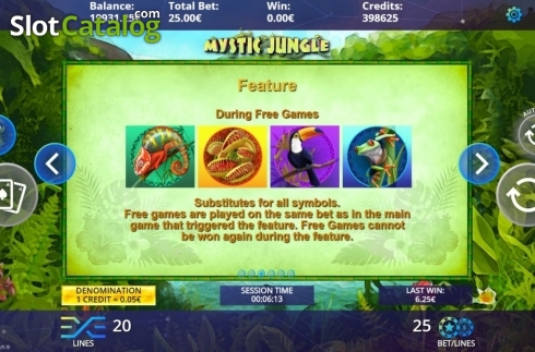 Скрин7. Mystic Jungle (DLV) слот