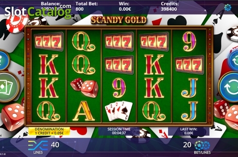 Скрин2. Scandy Gold слот