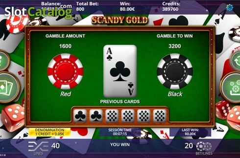 Скрин5. Scandy Gold слот