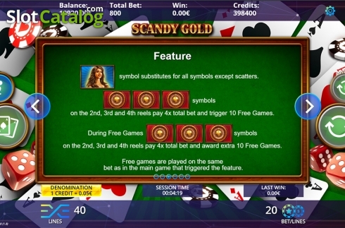 Скрин8. Scandy Gold слот