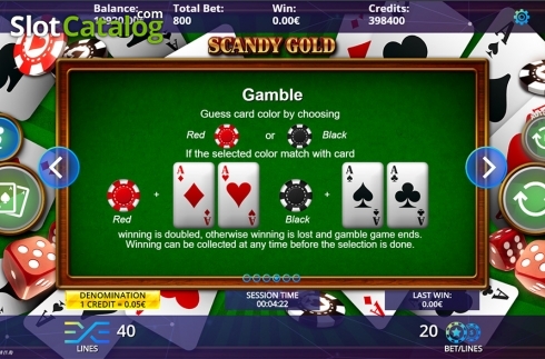 Скрин9. Scandy Gold слот