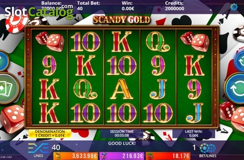 Скрин2. Scandy Gold Fruits Jackpot слот