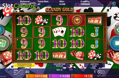 Скрин3. Scandy Gold Fruits Jackpot слот