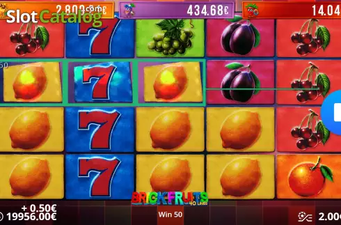 Скрин7. Brick Fruits 40 Lines слот