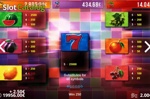 Скрин8. Brick Fruits 40 Lines слот