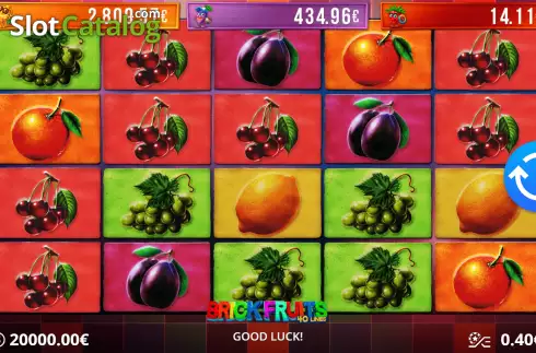 Скрин3. Brick Fruits 40 Lines слот