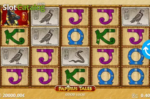 Скрин2. Papyrus Tales слот