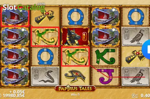 Скрин3. Papyrus Tales слот