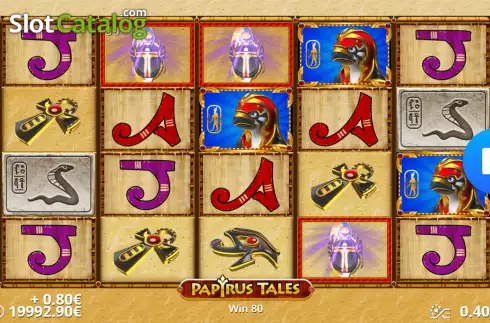 Скрин4. Papyrus Tales слот