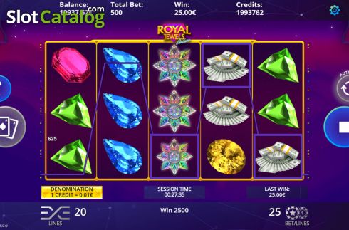 Скрин5. Royal Jewels Deluxe слот