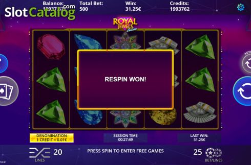 Скрин7. Royal Jewels Deluxe слот