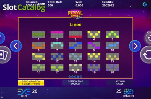 Скрин9. Royal Jewels Deluxe слот