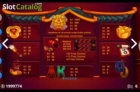 Скрин6. Golden China (DLV) слот