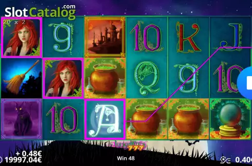 Скрин4. Lucky Witch 777 слот