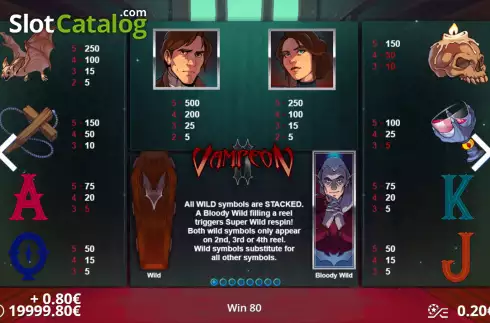 Скрин5. Vampeon II слот