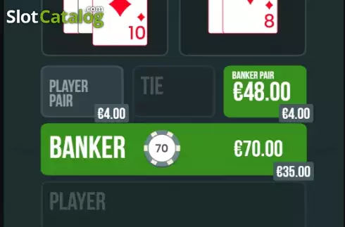 Скрин8. Baccarat Evolution Pairs слот