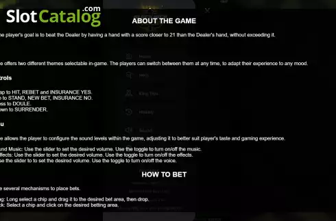 Скрин7. Blackjack Falcão слот