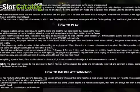 Скрин8. Blackjack Falcão слот