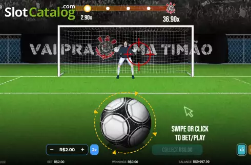 Скрин2. Timão Penalty Show слот