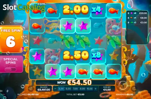 Скрин3. Big Coral Rush слот