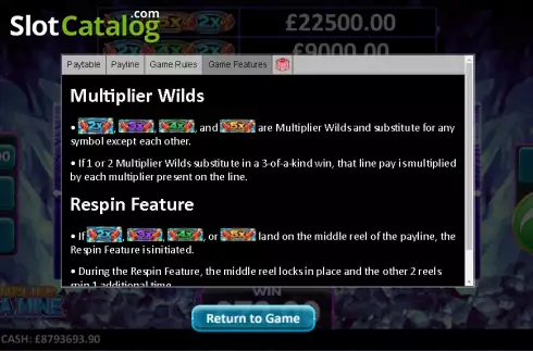 Скрин7. Multiplier Mega Mine слот