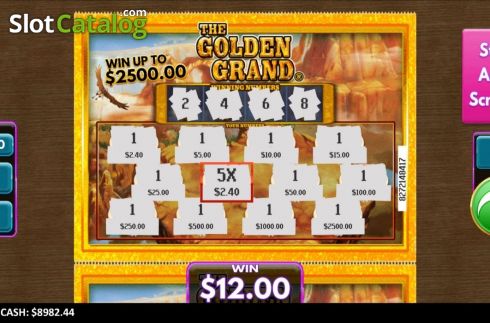 Скрин4. Golden Grand Scratcher слот