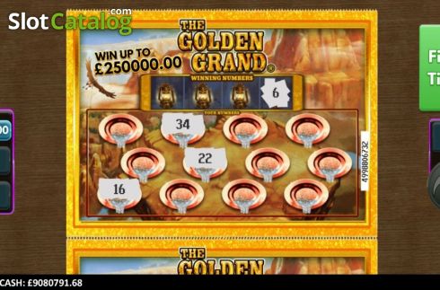 Скрин2. Golden Grand Scratcher слот