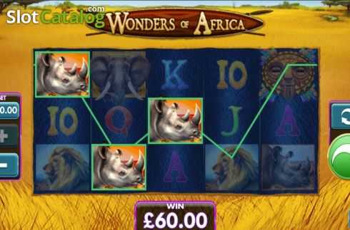Скрин3. Wonders of Africa слот
