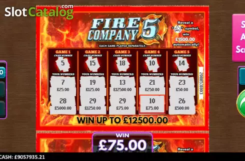 Скрин3. Fire Company 5 Scratcher слот