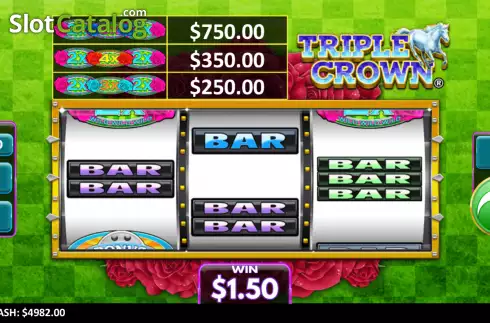 Скрин3. Triple Crown (DWG) слот
