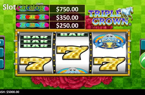 Скрин2. Triple Crown (DWG) слот