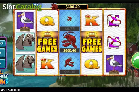 Скрин2. Fishin Fun (Design Works Gaming) слот