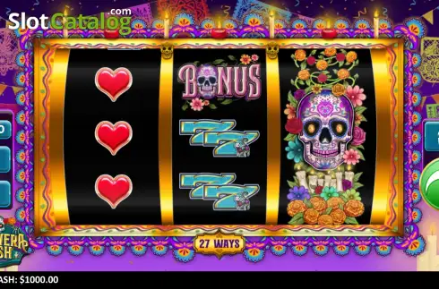 Скрин2. Calavera Cash слот