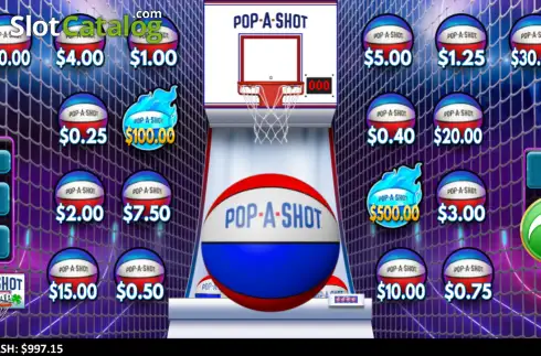 Скрин2. Pop-A-Shot Extreme LuckyTap слот