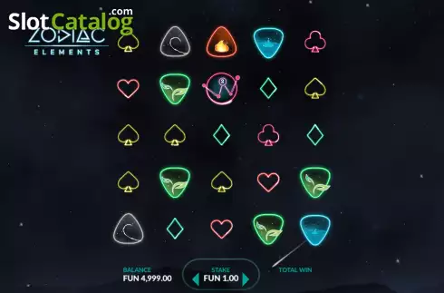Скрин2. Zodiac Elements слот